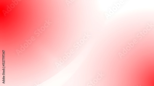 Abstract red and white gradient background with subtle light curve for creative designs