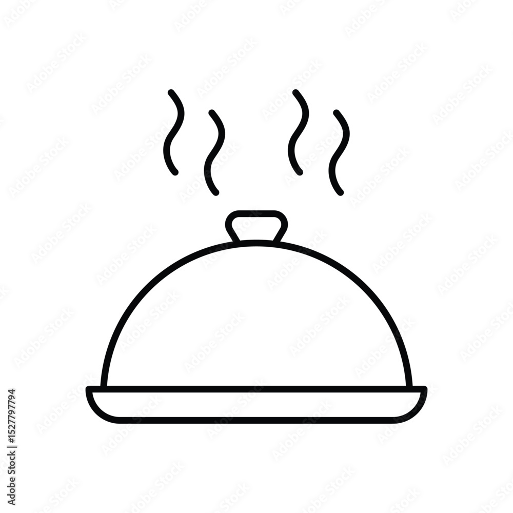 Obraz premium Food Tray Vector icon