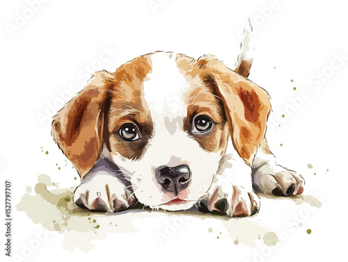puppy vector art