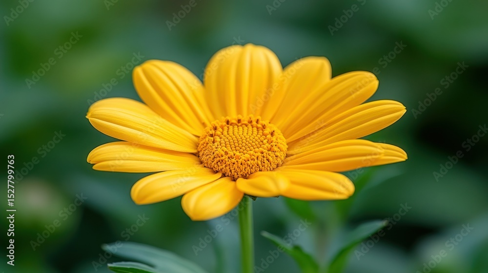Obraz premium Vibrant yellow flower in close-up