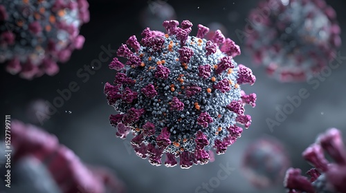Detailed 3D Model of a Coronavirus