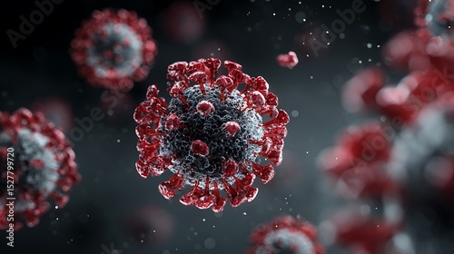 Detailed 3D Model of a Coronavirus