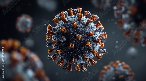 Detailed 3D Model of a Coronavirus