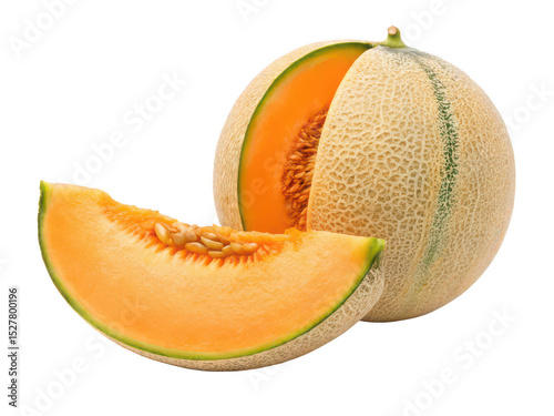 Cantaloupe fruit png melon fruit png sweet cantaloupe png fresh melon png ripe cantaloupe png summer fruit png orange melon png transparent background image