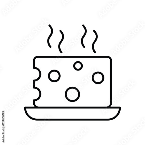 Cheese  Vector icon