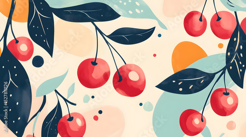 High definition and delicious cherry fruit