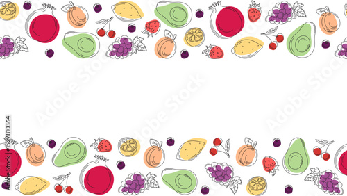 fruity border frame