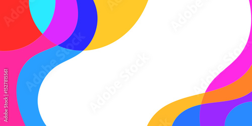 Abstract colorful overlapping shapes (5)