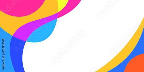 Abstract colorful design with overlapping shapes (1)