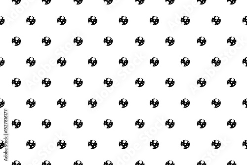 Black and White Polka Dot Seamless Pattern – Classic Vector Design for Fabric, Backgrounds, Print, Packaging, and Interior Decor