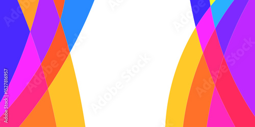Abstract colorful geometric shapes