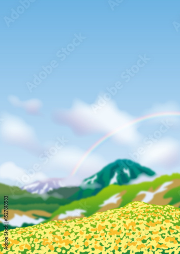高原のベクターイラスト