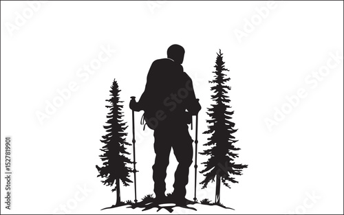 hiking in the mountains