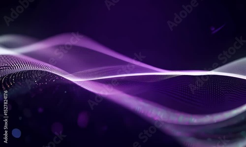 Abstract digital waves flow in vibrant blue and pink across a dark background, forming a futuristic and dynamic motion pattern.
