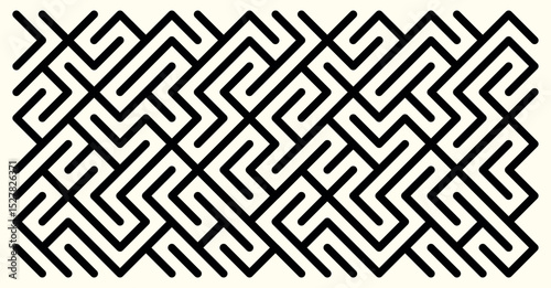 This image showcases a complex, repeating maze pattern.