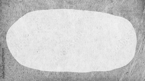 Vintage paper texture with frame shape video. Kraft paper texture overlay effect with stains, grain, dust particles. 4K stop motion loop animation background. Empty abstract animated backdrop