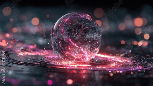 Resonant Crystal Sphere Awakens Electric Core