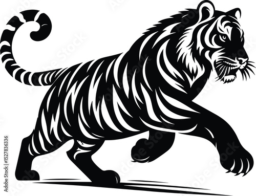 Tiger silhouette