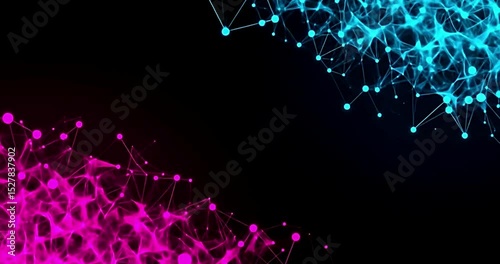 Abstract, Wave, And Technology Background Motion Graphics