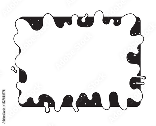 splash frame fluid dripping frame slime frame 