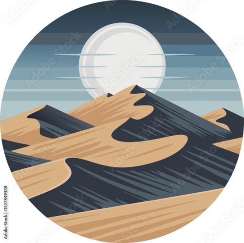 Desert Moonlit Serenity