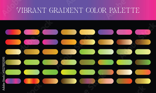 vibrant gradient color palette