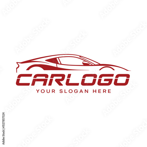 Unique car logo Modern and minimalist vector and abstract logo