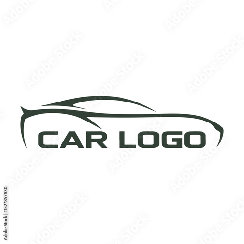 Unique car logo Modern and minimalist vector and abstract logo
