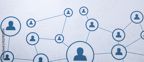 People business connection. Social network. Communication
