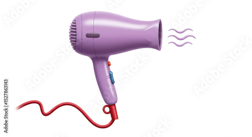 Foto Isolated hair dryer