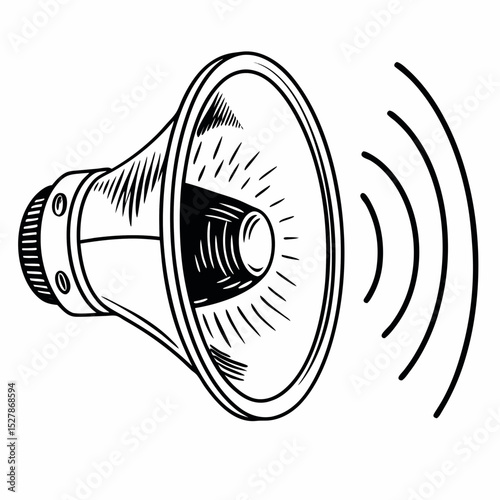 vector speaker calls with sound elements from within
