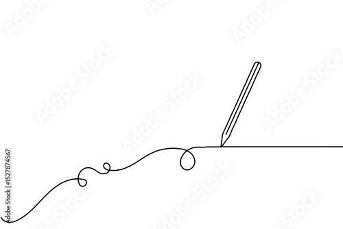 pen draw line art
