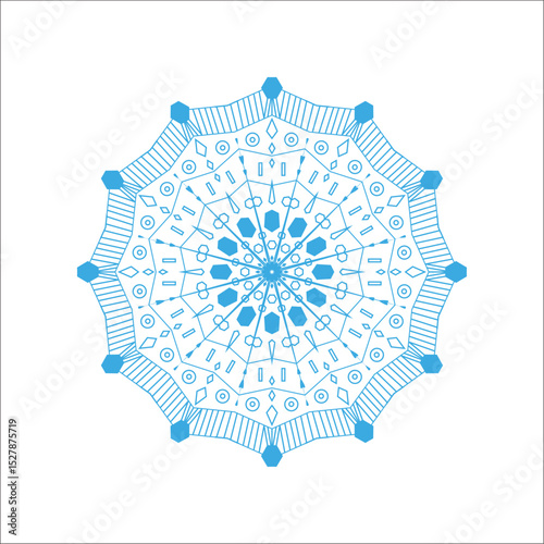 mandala round ornament