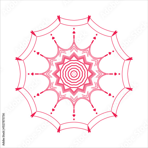 mandala round ornament