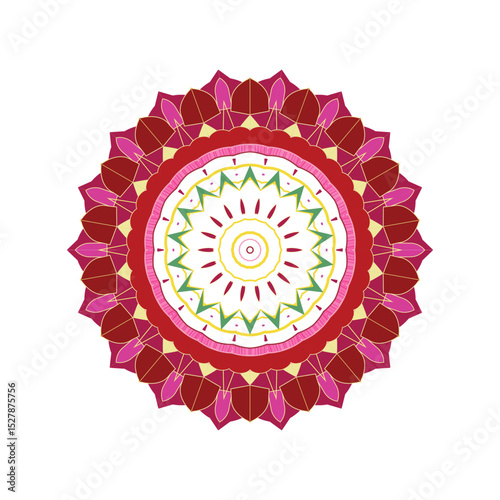mandala round ornament
