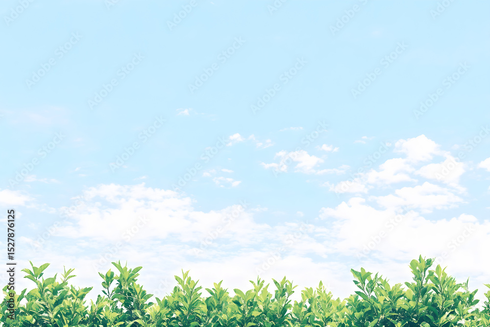 Fototapeta premium green grass and blue sky