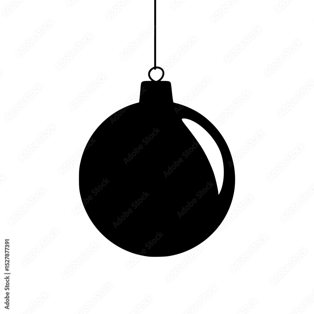 a black silhouette of a christmas ornament free icon black, hang, icon, silhouette , Generative art. a black silhouette of a christmas ornament free icon black, hang, icon, silhouette , Generative art.