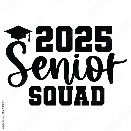 2025 senior squad SVG Art & Illustration