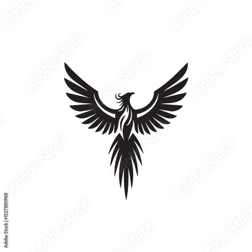 Majestic Phoenix Mythical Bird, Wings of Rebirth, Symbol of Transformation