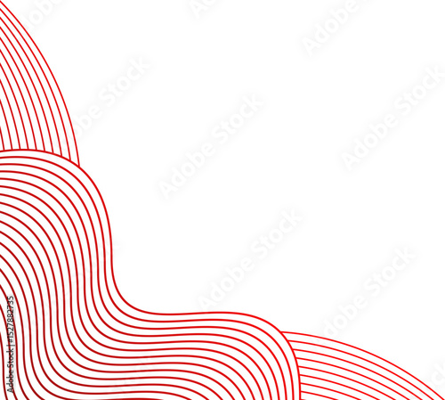 Circle Wave Line Corner