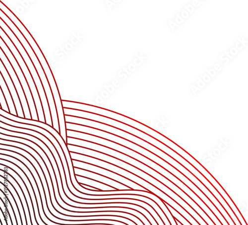 Circle Wave Line Corner