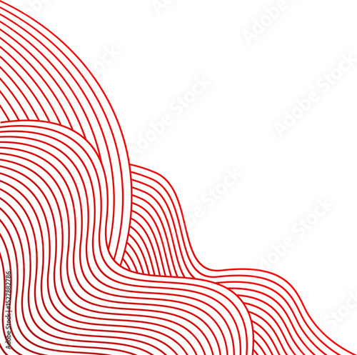 Circle Wave Line Corner