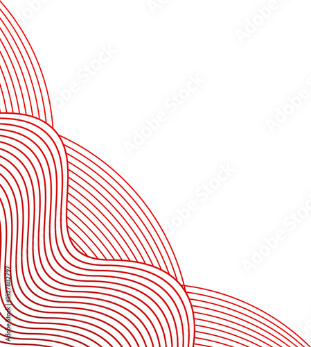Circle Wave Line Corner