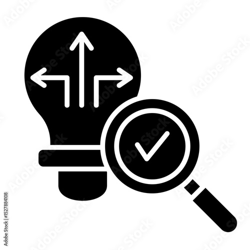 Clarity Uncertainty  Icon Element For Design	