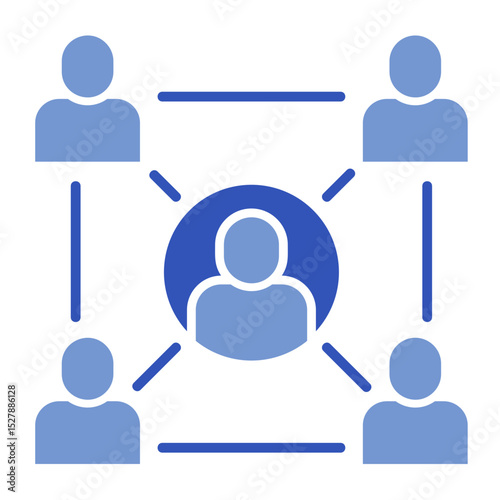 Support Network  Icon Element For Design	