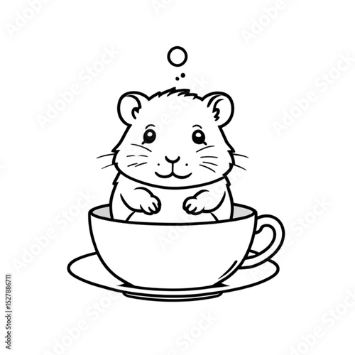 ティーカップのハムスター｜Hamster in a Teacup