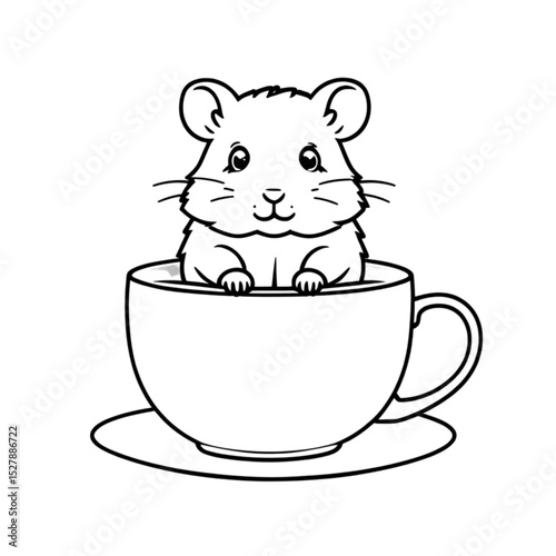 ティーカップのハムスター｜Hamster in a Teacup