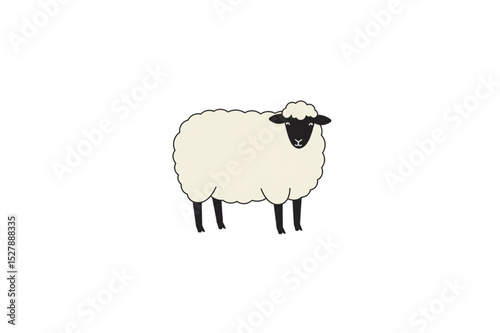 black and white sheep, sheep vector illustration, sheep silhouette vector, sheep logo vector black icon on white background