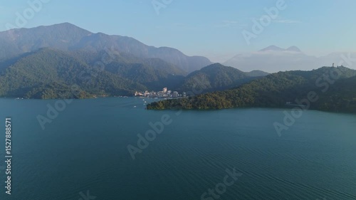 Wallpaper Mural Sun Moon Lake - Taiwan | Drone Torontodigital.ca