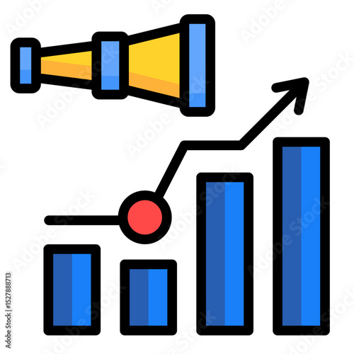 Long-Term Vision  Icon Element For Design	